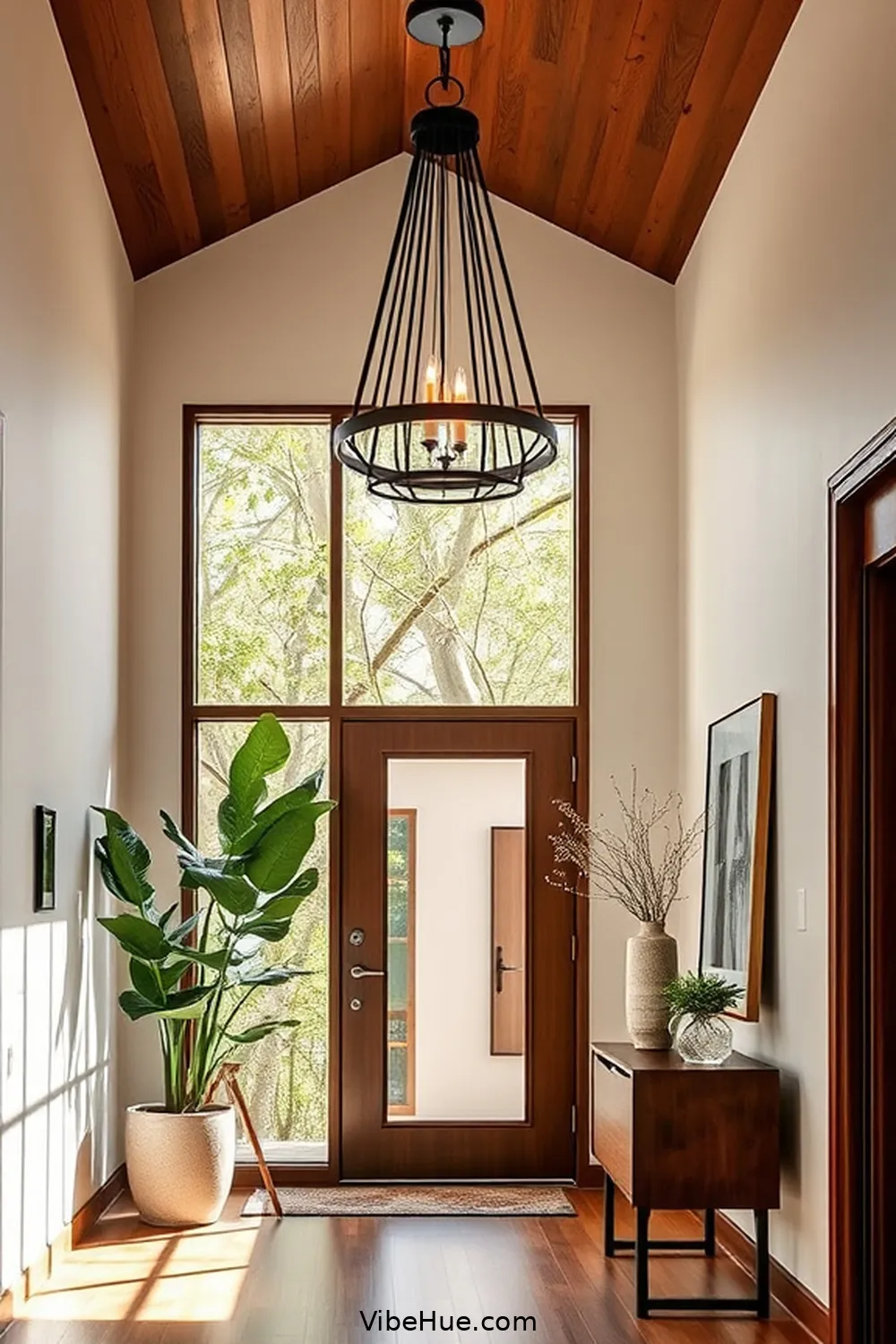 15 Essential Elements for Year-Round Mid-Century Modern Style Entryway ...