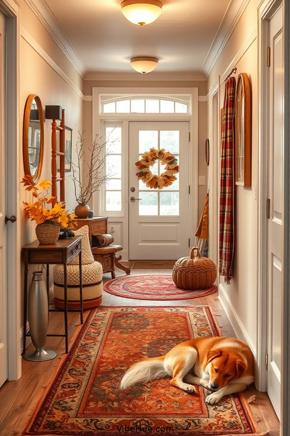 16 Ways to Create a Traditional Style Fall Hallway - Vibe Hue