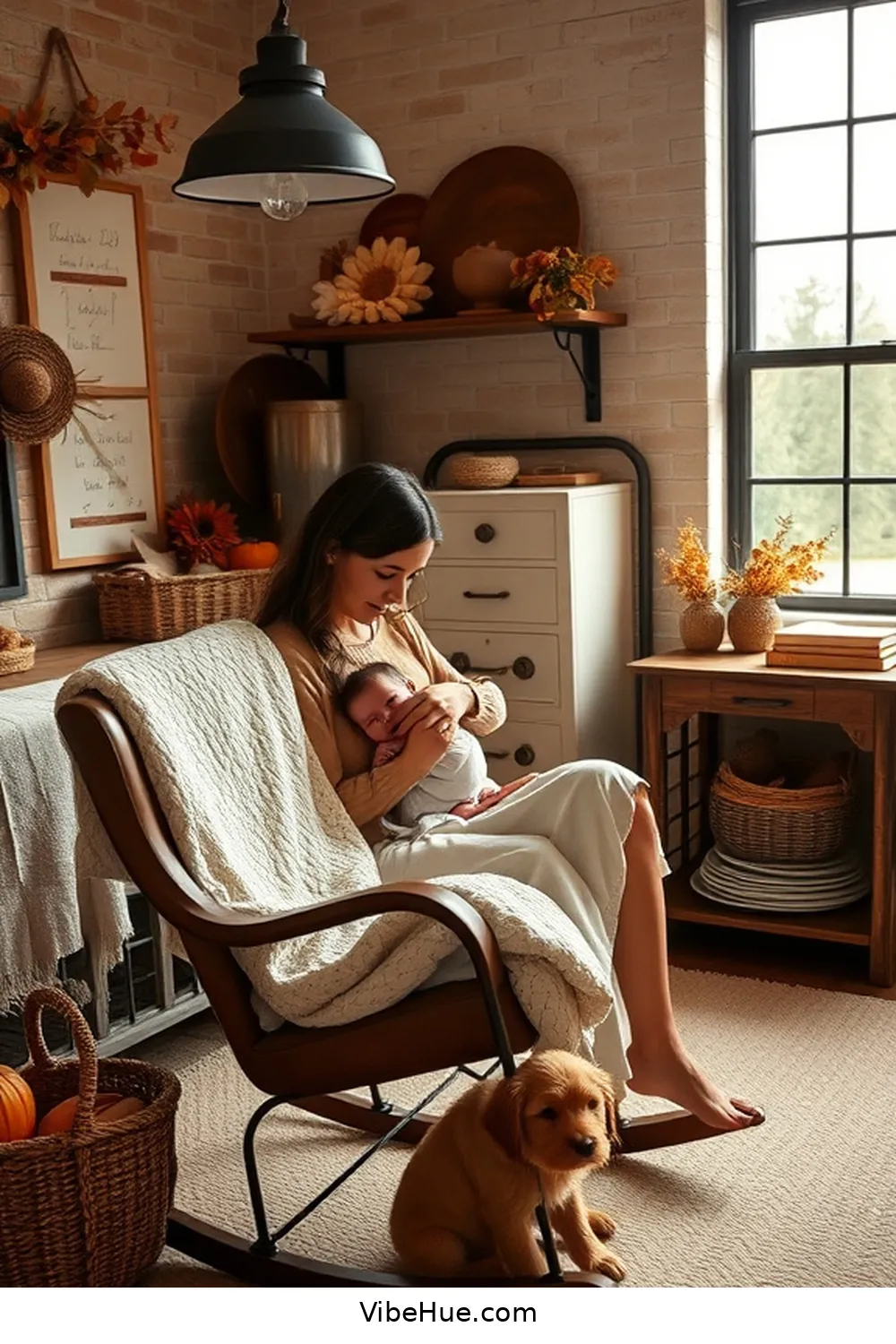 Cozy Fall Nursery Design With Industrial Style Tips and Tricks - Vibe Hue