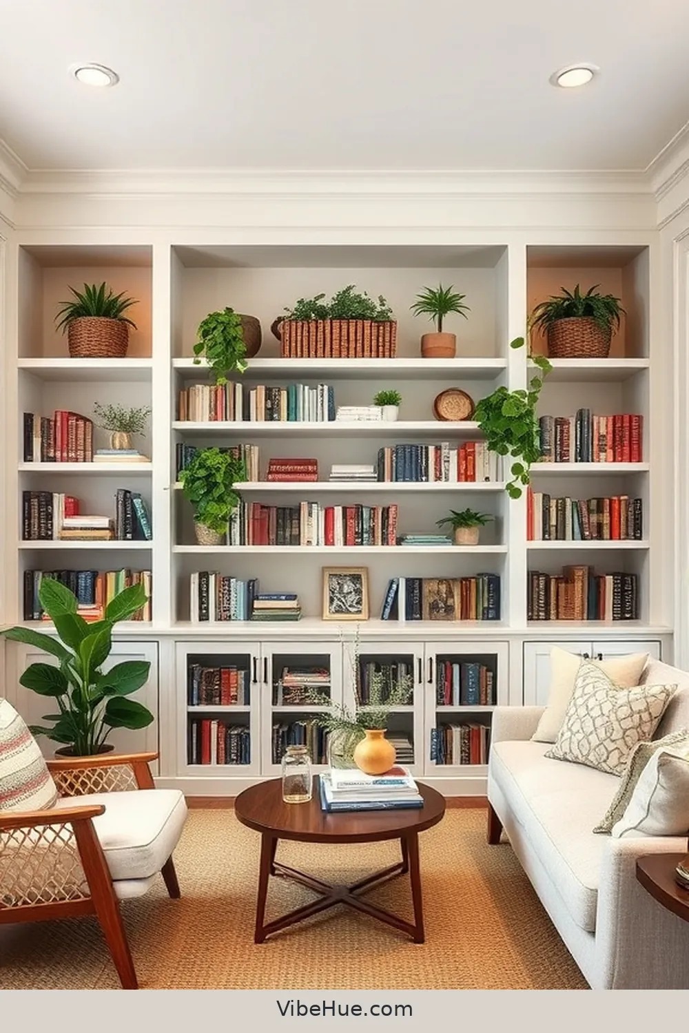 Key Features of a Year-Round Library in Modern Farmhouse Style - Vibe Hue