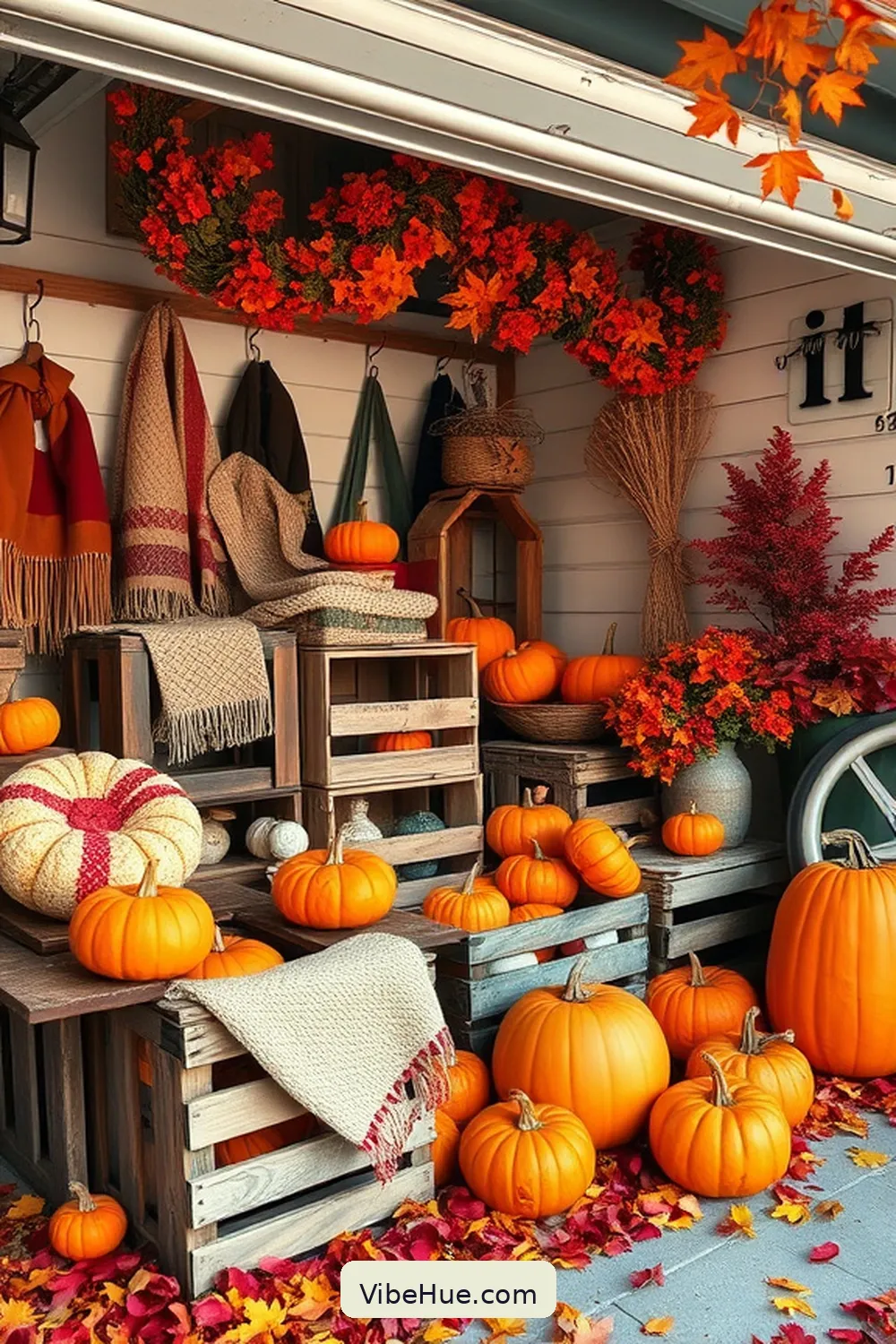 Fall Garage Transform Your Garage With Traditional Fall Style - Vibe Hue